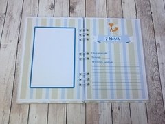 Álbum de Fotos Mêsversário - Raposinha - Sabiá Personalizados