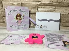 Álbum Dental + Porta Dente de Leite - Fada do Dente - Fada