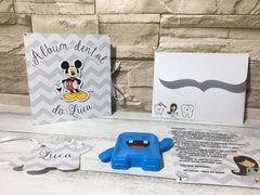 Álbum Dental + Porta Dente de Leite - Mickey Mouse