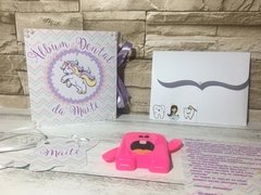 Álbum Dental + Porta Dente de Leite - Unicórnio