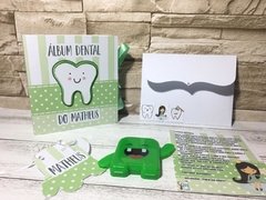 Álbum Dental + Porta Dente de Leite - Fada do Dente