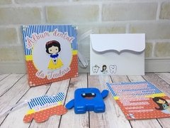 Álbum Dental + Porta Dente de Leite - Branca de Neve