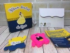 Álbum Dental + Porta Dente de Leite - Bela e a Fera