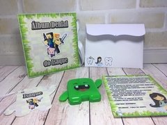 Álbum Dental + Porta Dente de Leite - Minecraft