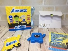 Álbum Dental + Porta Dente de Leite - Vingadores - Avangers