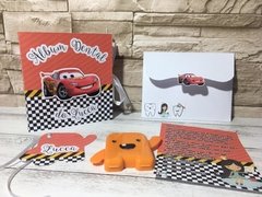 Álbum Dental + Porta Dente de Leite - Carros