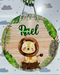 Porta Maternidade Selva Leãozinho - comprar online