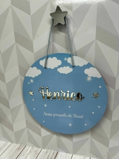 Porta Maternidade Céu estrelado com significado do nome - comprar online