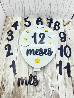 Kit mêsversário Céu estrelado com nuvens - comprar online