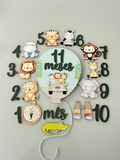 Kit mêsversário Safari verde menino - comprar online