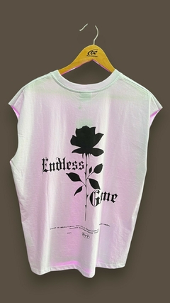 Musculosa Endavant (blanca, letras negras) - comprar online