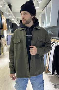 CAMISACO GABARDINA VERDE