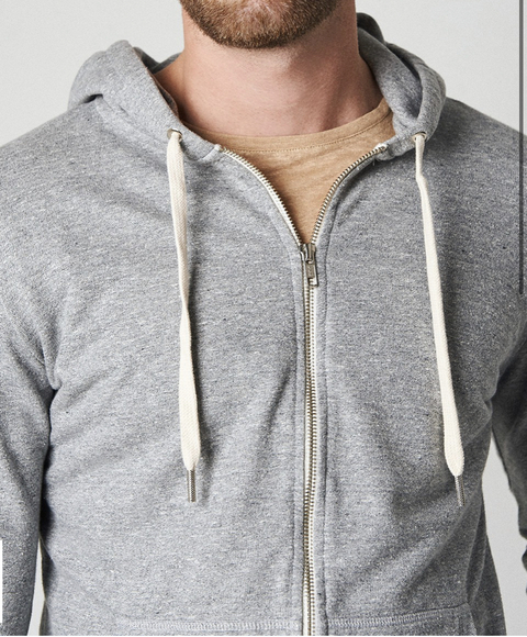 Campera rústica gris