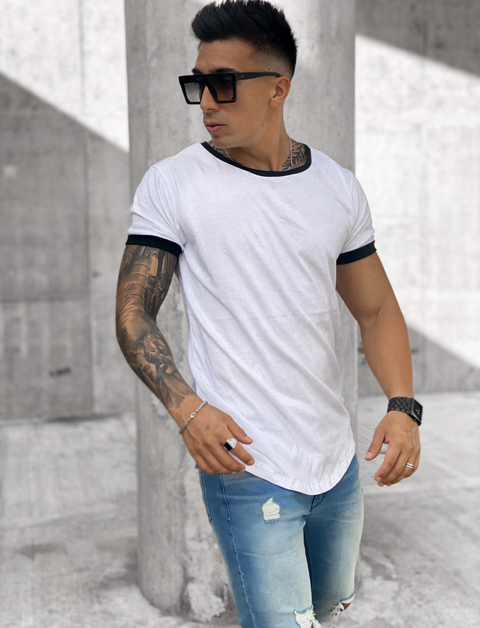 REMERA WHITE LONG ⚡️