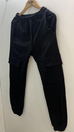 Jogging cargo negro - tienda online