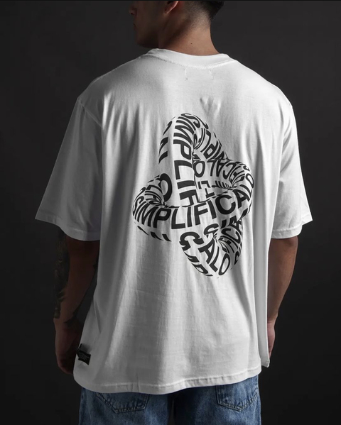 REMERA SIMPLIFICALO WHITE OVER