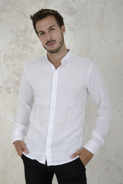 CAMISA DE LINO MANGA LARGA en internet