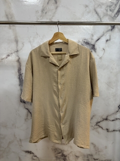 Camisa lino beige en internet