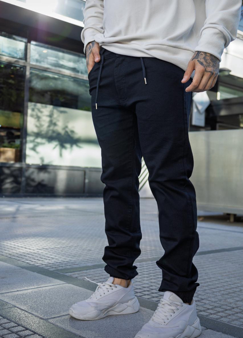 Jogger Negro mom - comprar online