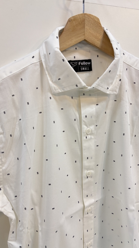 CAMISA DE POPLIN ESTAMPADA