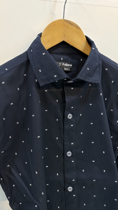 CAMISA DE POPLIN ESTAMPADA