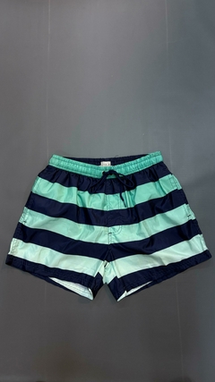 SHORT DE BAÑO IMPORTADO RAYADO AZUL