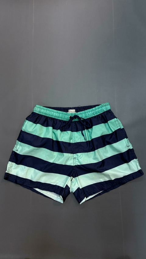 SHORT DE BAÑO IMPORTADO RAYADO AZUL
