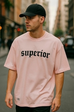 REMERA ROSA SUPERIOR OVERSIZE - comprar online
