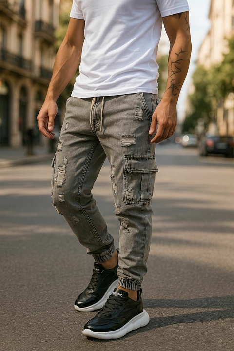 JOGGER CARGO MOSCOW GRIS - comprar online