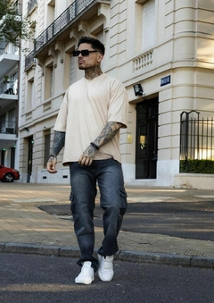 JEAN CARGO GRIS OSCURO - comprar online