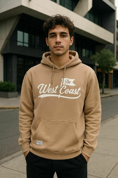 BUZO WEST OVERSIZE BEIGE FRISADO - comprar online