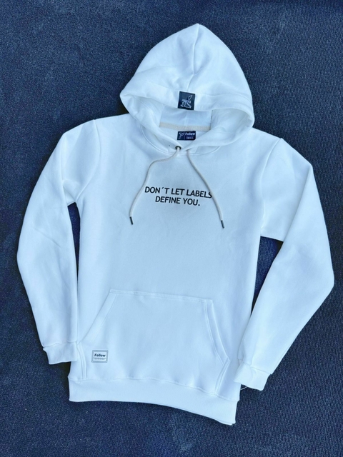 BUZO LABELS BLANCO FRISADO - comprar online