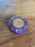 Orgonite Colar Amuleto Chama Violeta - Loja Virtual - Orgonites Namastê - (38) 998388243