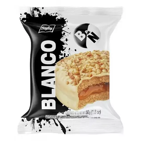 Alfajor ByN Blanco Simple - comprar online