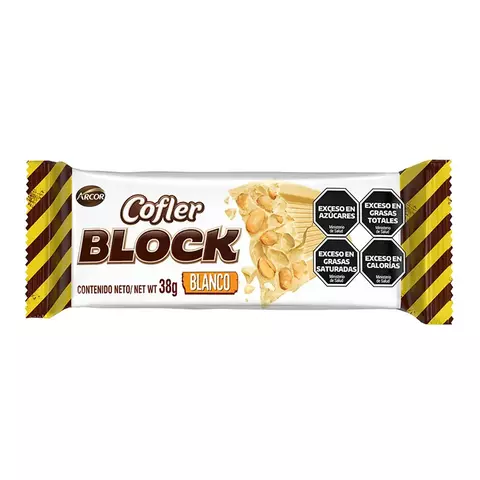 Chocolate Block Blanco 38Gr