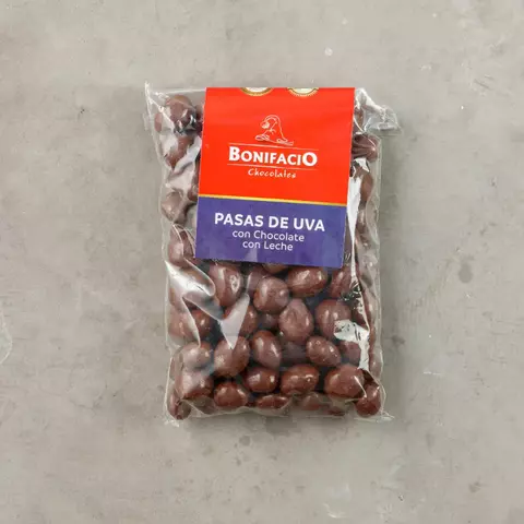 Pasas de Uva con Chocolate con Leche Bonifacio 200gr