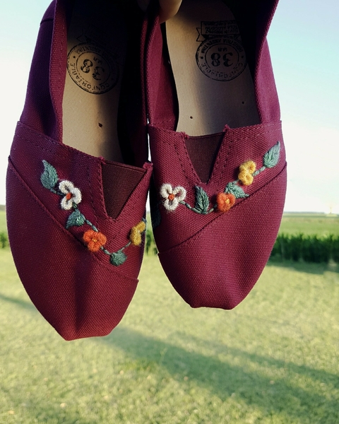 Alpargata flores XV - comprar online
