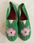 Alpargata verde pintada - comprar online