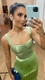 VESTIDO CORPETE FRANJAS - comprar online