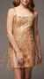 VESTIDO BORDADO COM FRANJAS VIDRILHO. na internet