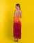 VESTIDO FRANJAS COM FLOR REMOVÍVEL na internet