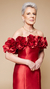 VESTIDO SEREIA COM FLORES REMOVÍVEIS - loja online