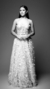 VESTIDO COM FLORES 3D