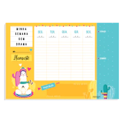 PLANNER SEMANAL LHAMASTÊ