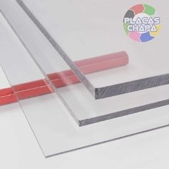 Placa PS Cristal Poliestireno 4mm X 50cm X 50cm (a unidade)