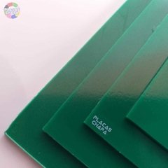 Placa PS Poliestireno Verde 2mm X 50cm X 50cm (a unidade) - comprar online