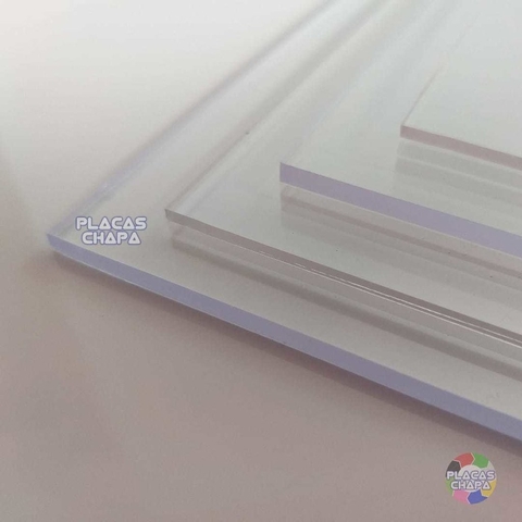 Placa PS Cristal Poliestireno 5mm X 200cm X 100cm (a unidade)