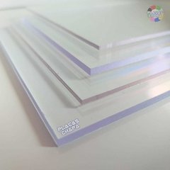 Placa PS Cristal Poliestireno 1,5mm X 50cm X 50cm (a unidade)