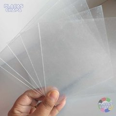 Placa Folha PETG Cristal Transparente 0.50mm X 100cm X 200cm (a unidade) - loja online