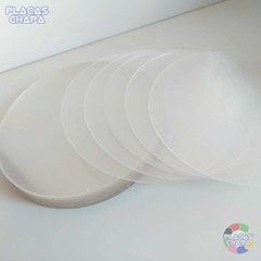 Placa Folha PETG Cristal Transparente 0.50mm X 100cm X 50cm (a unidade)